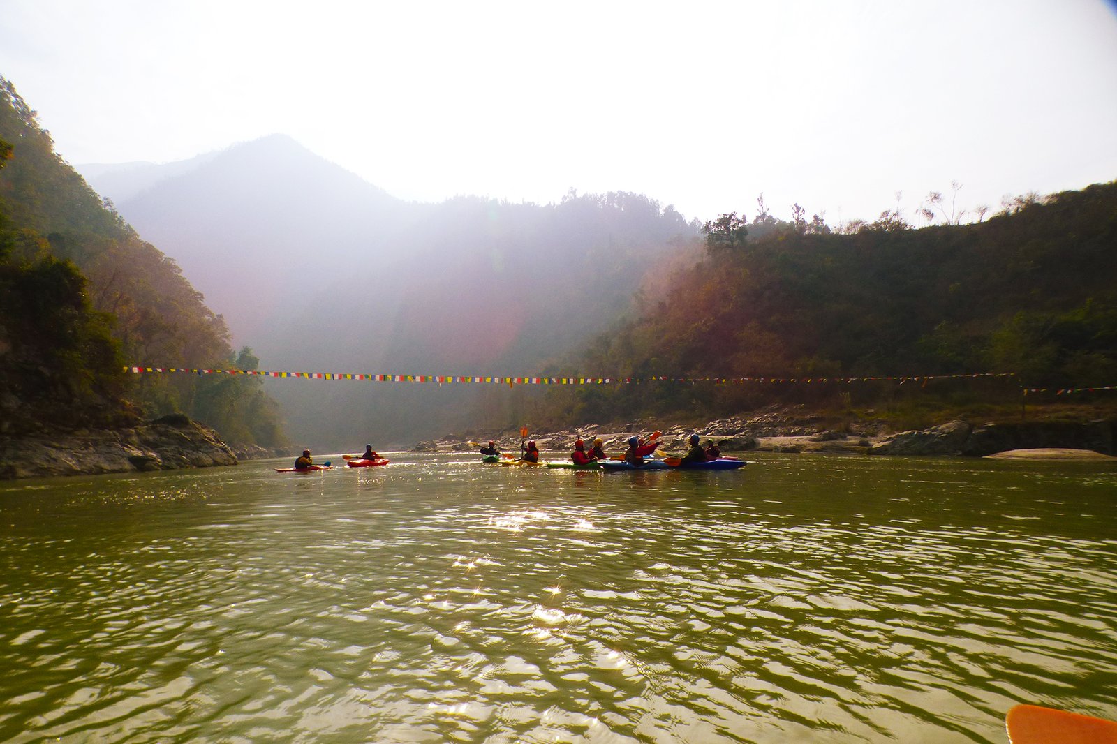 whitewater kayaking trisuli river